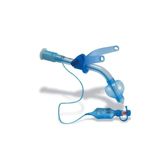 Romsons Cuffed Tracheostomy Tube Price in Bangladesh — Romsons cuffed tracheostomy tube with inflatable cuff, pilot balloon, neck flange and obturator